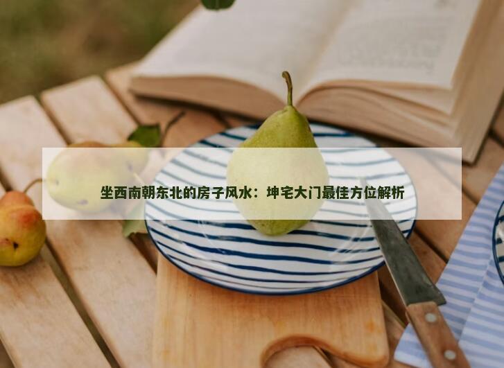 坐西南朝东北的房子风水：坤宅大门最佳方位解析